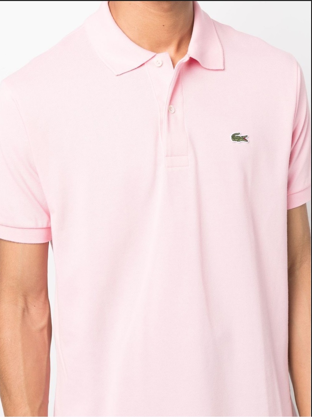 Lacoste Men's Cotton Pique Polo with Crocodile Patch, XL
